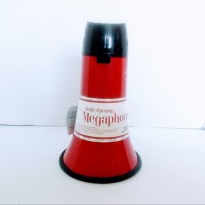 Bottle Opening Red Megaphone